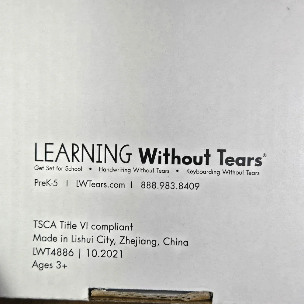 Learning‎ Without Tears Wood Pieces Set for Capital Letters LWT4886 PreK-5 WP